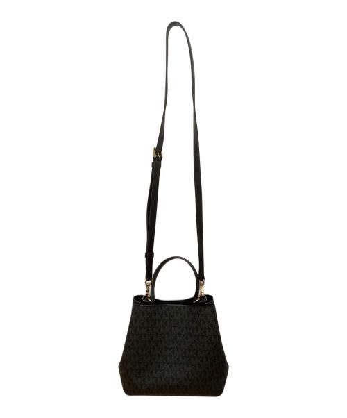 MICHAEL KORS（マイケル・コース）MICHAEL KORS (マイケル・コース) 2WAYショルダーバッグ ブラックの古着・服飾アイテム