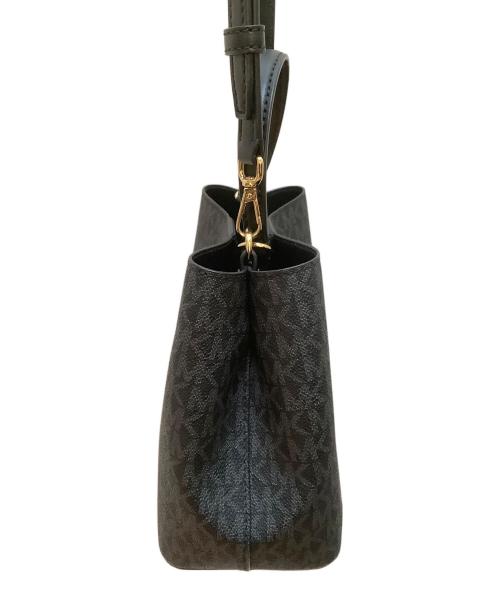 MICHAEL KORS（マイケル・コース）MICHAEL KORS (マイケル・コース) 2WAYショルダーバッグ ブラックの古着・服飾アイテム