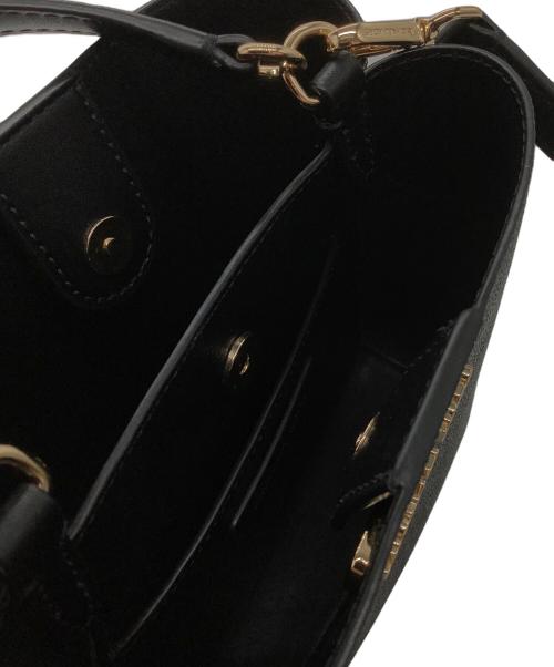 MICHAEL KORS（マイケル・コース）MICHAEL KORS (マイケル・コース) 2WAYショルダーバッグ ブラックの古着・服飾アイテム