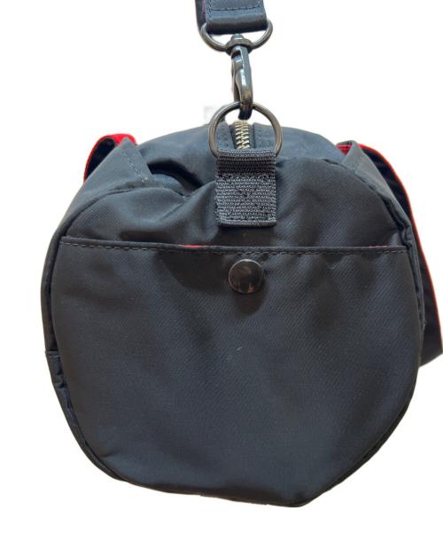 PORTER×ILS（ポーター×イル）PORTER×ILS (ポーター×イル) ミニボストンバッグ ブラック×レッドの古着・服飾アイテム