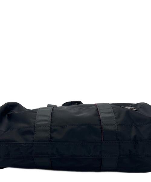 PORTER×ILS（ポーター×イル）PORTER×ILS (ポーター×イル) ミニボストンバッグ ブラック×レッドの古着・服飾アイテム