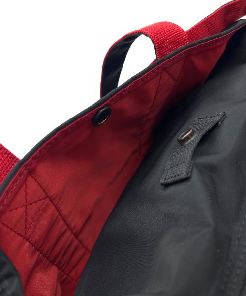 PORTER×ILS（ポーター×イル）PORTER×ILS (ポーター×イル) ミニボストンバッグ ブラック×レッドの古着・服飾アイテム