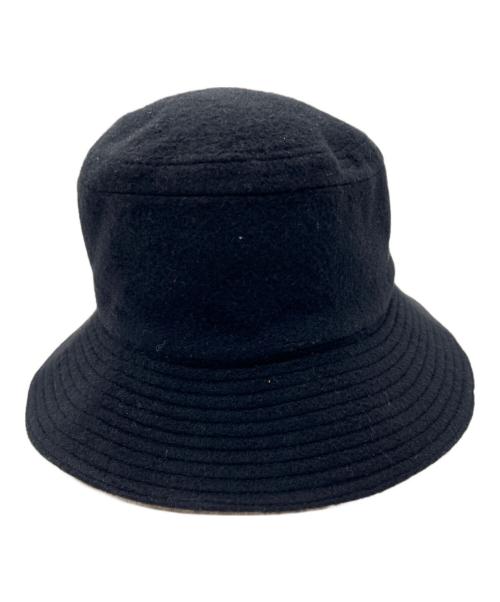 HERMES（エルメス）HERMES (エルメス) バケットハット/カデナチャームバゲットハット ブラック サイズ:57の古着・服飾アイテム