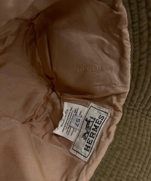 HERMES（エルメス）HERMES (エルメス) バケットハット/カデナチャームバゲットハット ブラック サイズ:57の古着・服飾アイテム