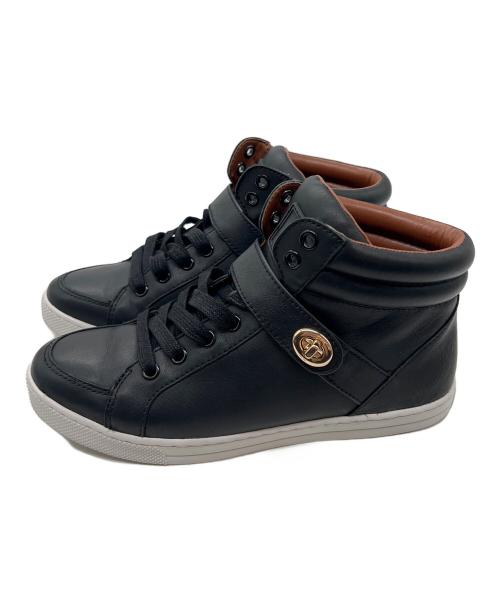 COACH（コーチ）COACH (コーチ) ハイカットスニーカー ブラック サイズ: 24cmの古着・服飾アイテム