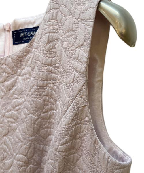 M'S GRACY（エムズグレイシー）M'S GRACY (エムズグレイシー) ノースリーブワンピース ライトピンク サイズ:38の古着・服飾アイテム
