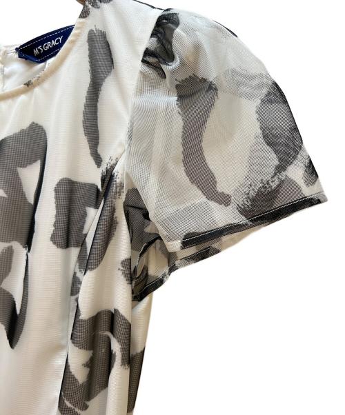 M'S GRACY（エムズグレイシー）M'S GRACY (エムズグレイシー) ノースリーブワンピース ホワイト サイズ:38の古着・服飾アイテム