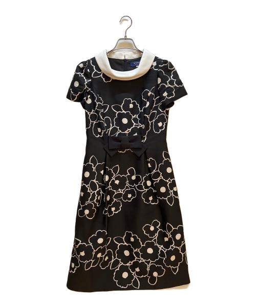 M'S GRACY（エムズグレイシー）M'S GRACY (エムズグレイシー) 半袖ワンピース ブラック サイズ:38の古着・服飾アイテム