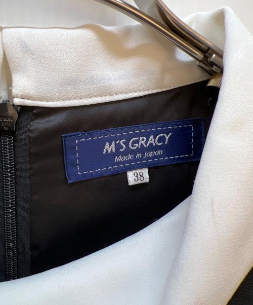 M'S GRACY（エムズグレイシー）M'S GRACY (エムズグレイシー) 半袖ワンピース ブラック サイズ:38の古着・服飾アイテム