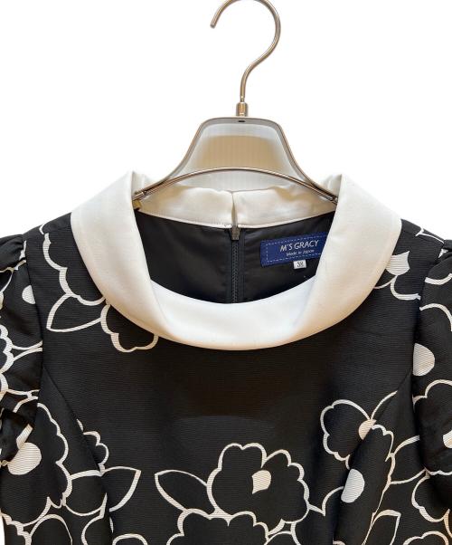 M'S GRACY（エムズグレイシー）M'S GRACY (エムズグレイシー) 半袖ワンピース ブラック サイズ:38の古着・服飾アイテム