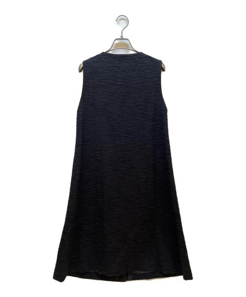 M'S GRACY（エムズグレイシー）M'S GRACY (エムズグレイシー) ノースリーブ・キャミソールワンピース ネイビー サイズ:38の古着・服飾アイテム