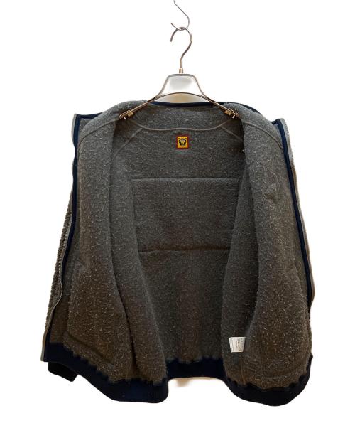 HUMAN MADE（ヒューマンメイド）HUMAN MADE (ヒューマンメイド) フリースボアジャケット グレー サイズ:Mの古着・服飾アイテム