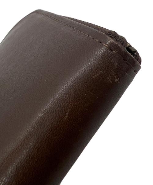 WACHIFIELD（ワチフィールド）WACHIFIELD (ワチフィールド) ラウンドファスナー財布 ブラウンの古着・服飾アイテム