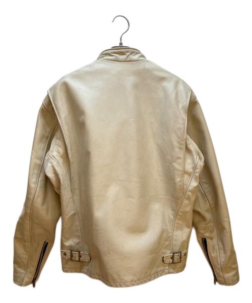 Schott（ショット）Schott (ショット) レザージャケット ホワイト サイズ:40の古着・服飾アイテム