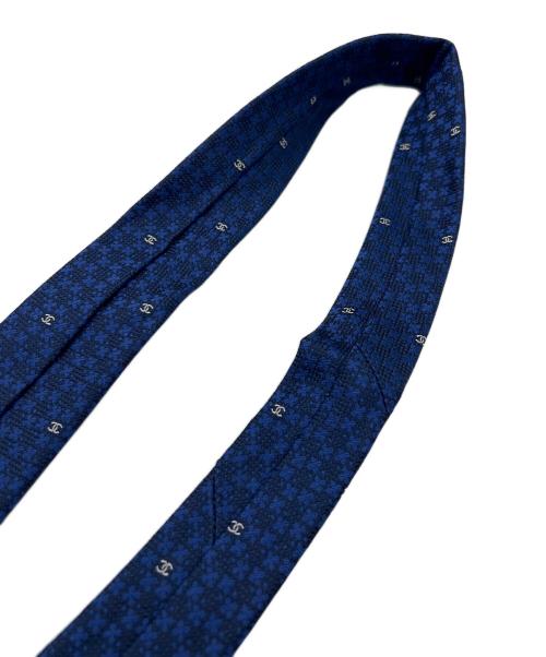 CHANEL（シャネル）CHANEL (シャネル) ネクタイ ネイビー サイズ:140cmの古着・服飾アイテム