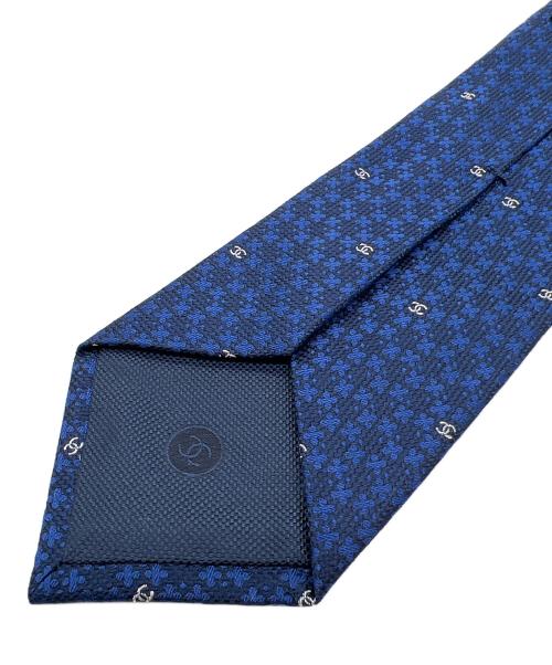 CHANEL（シャネル）CHANEL (シャネル) ネクタイ ネイビー サイズ:140cmの古着・服飾アイテム