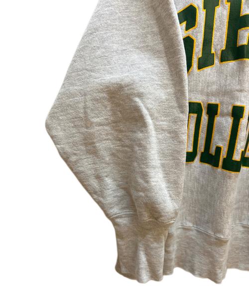 Champion（チャンピオン）Champion (チャンピオン) スウェット グレー×グリーン サイズ:Mの古着・服飾アイテム