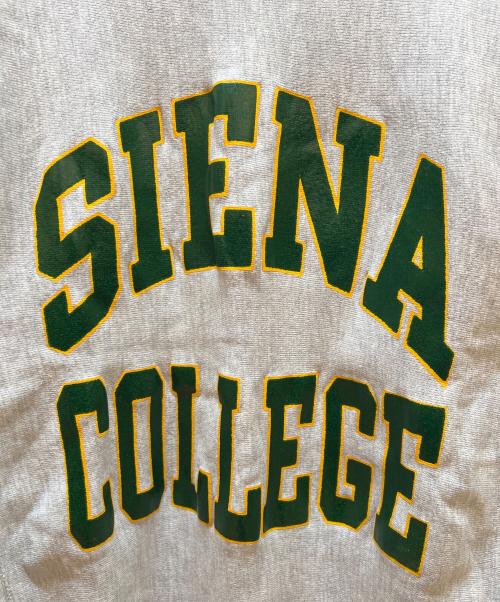 Champion（チャンピオン）Champion (チャンピオン) スウェット グレー×グリーン サイズ:Mの古着・服飾アイテム