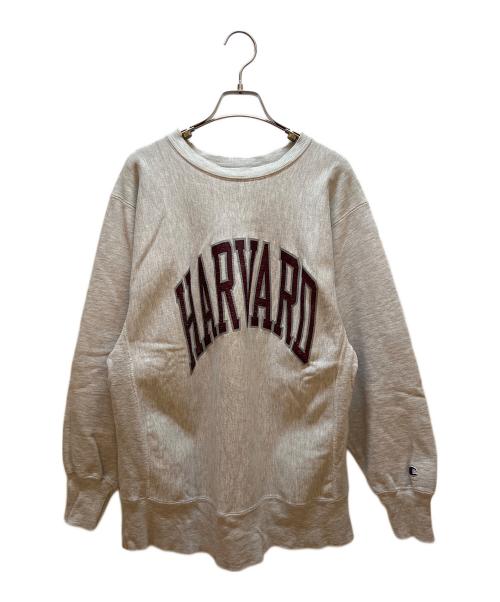 Champion（チャンピオン）Champion (チャンピオン) スウェット グレー×ブラウン サイズ:Lの古着・服飾アイテム