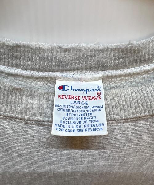 Champion（チャンピオン）Champion (チャンピオン) スウェット グレー×ブラウン サイズ:Lの古着・服飾アイテム