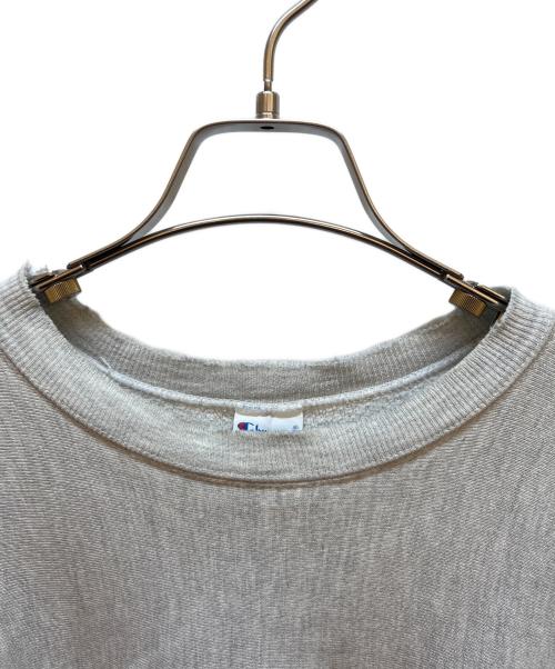 Champion（チャンピオン）Champion (チャンピオン) スウェット グレー×ブラウン サイズ:Lの古着・服飾アイテム