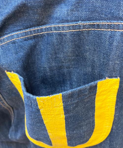 YAMANE（ヤマネ）YAMANE (ヤマネ) 852デニムパンツ ネイビー サイズ:W35の古着・服飾アイテム