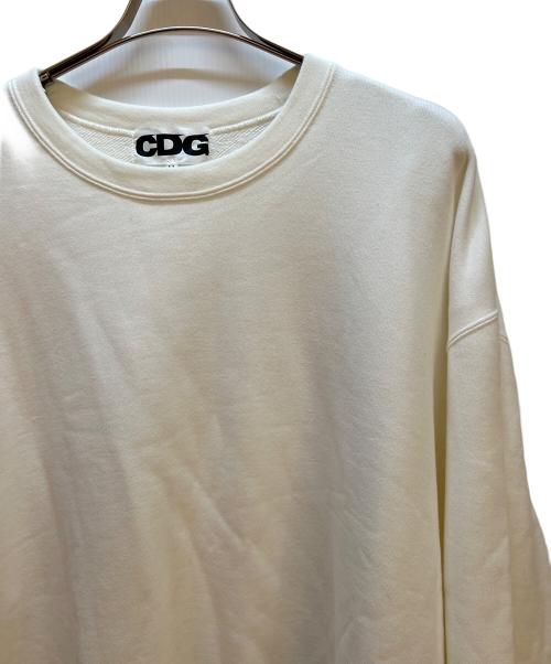 COMME des GARCONS（コムデギャルソン）COMME des GARCONS (コムデギャルソン) スウェット ホワイト サイズ:Mの古着・服飾アイテム