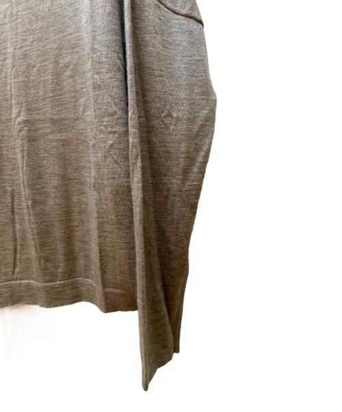 BRUNELLO CUCINELLI（ブルネロクチネリ）BRUNELLO CUCINELLI (ブルネロクチネリ) 薄手ニット ベージュ サイズ:Lの古着・服飾アイテム