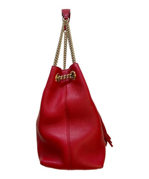 GUCCI（グッチ）GUCCI (グッチ) ショルダーバッグ/ソーホー レッドの古着・服飾アイテム