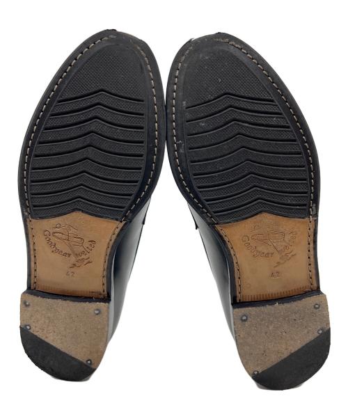 Jalan Sriwijaya（ジャランスリウァヤ）Jalan Sriwijaya (ジャランスリウァヤ) ローファー/98998 Garuda / BLACK CALF (LEATHER SOLE) ブラック サイズ:42の古着・服飾アイテム