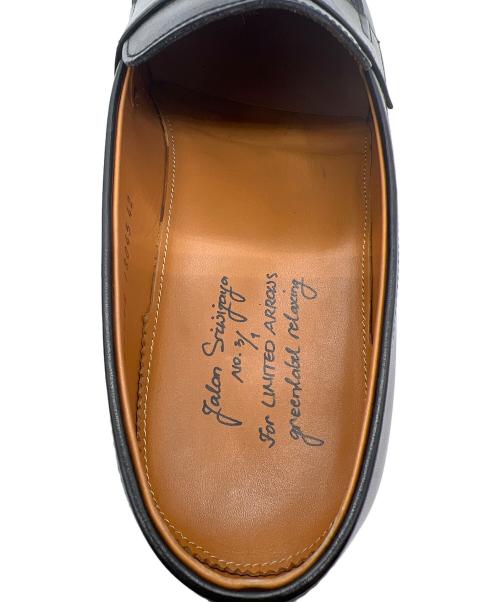 Jalan Sriwijaya（ジャランスリウァヤ）Jalan Sriwijaya (ジャランスリウァヤ) ローファー/98998 Garuda / BLACK CALF (LEATHER SOLE) ブラック サイズ:42の古着・服飾アイテム