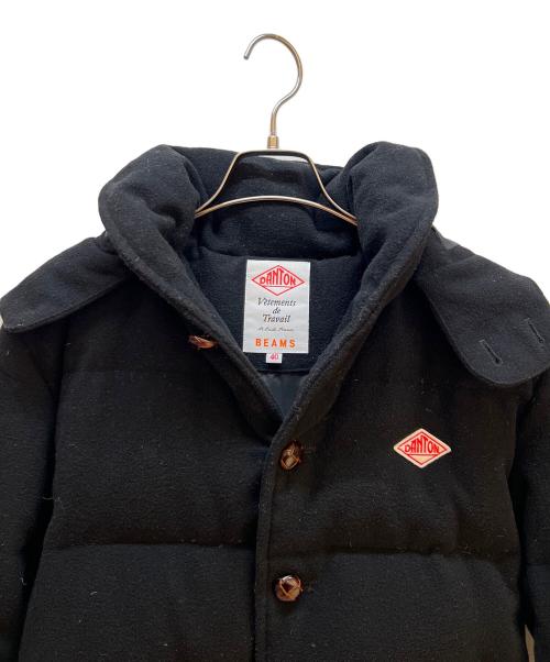 DANTON（ダントン）DANTON (ダントン) BEAMS (ビームス) ダウンジャケット ブラック サイズ:40の古着・服飾アイテム
