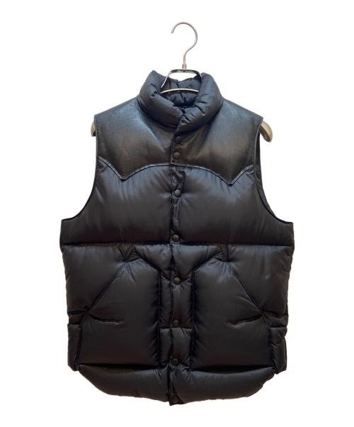 BEAMS（ビームス）BEAMS (ビームス) RockyMountainFeatherBed (ロッキーマウンテンフェザーベッド) ダウンベスト ブラック サイズ:36の古着・服飾アイテム
