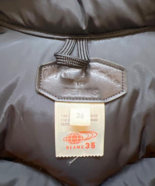 BEAMS（ビームス）BEAMS (ビームス) RockyMountainFeatherBed (ロッキーマウンテンフェザーベッド) ダウンベスト ブラック サイズ:36の古着・服飾アイテム