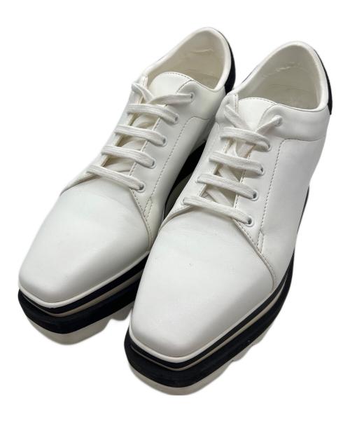 STELLA McCARTNEY（ステラマッカートニー）STELLA McCARTNEY (ステラマッカートニー) エリスプラットフォームスニーカー ホワイト サイズ:23cmの古着・服飾アイテム