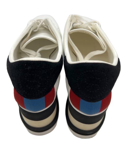 STELLA McCARTNEY（ステラマッカートニー）STELLA McCARTNEY (ステラマッカートニー) エリスプラットフォームスニーカー ホワイト サイズ:23cmの古着・服飾アイテム