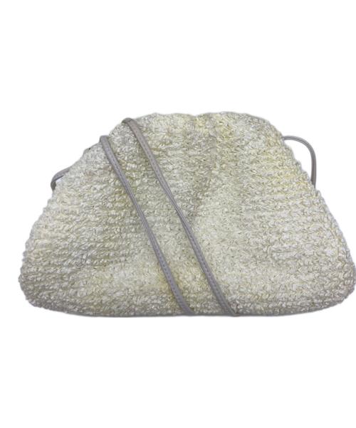 BOTTEGA VENETA（ボッテガベネタ）BOTTEGA VENETA (ボッテガベネタ) ショルダーバッグ アイボリーの古着・服飾アイテム
