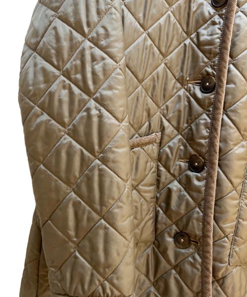 LAVENHAM（ラベンハム）LAVENHAM (ラベンハム) キルティングコート ブラウン サイズ:Mの古着・服飾アイテム