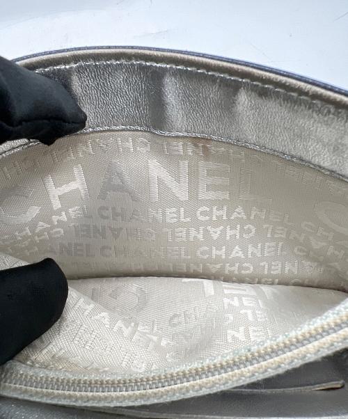 CHANEL（シャネル）CHANEL (シャネル) 2つ折り財布/アイコンライン ブラックの古着・服飾アイテム