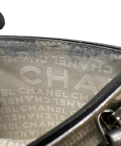 CHANEL（シャネル）CHANEL (シャネル) 2つ折り財布/アイコンライン ブラックの古着・服飾アイテム
