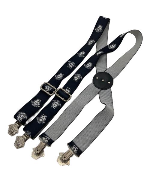 VERSACE（ヴェルサーチェ）VERSACE (ヴェルサーチェ) サスペンダー ブラックの古着・服飾アイテム