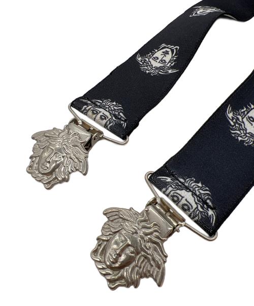 VERSACE（ヴェルサーチェ）VERSACE (ヴェルサーチェ) サスペンダー ブラックの古着・服飾アイテム