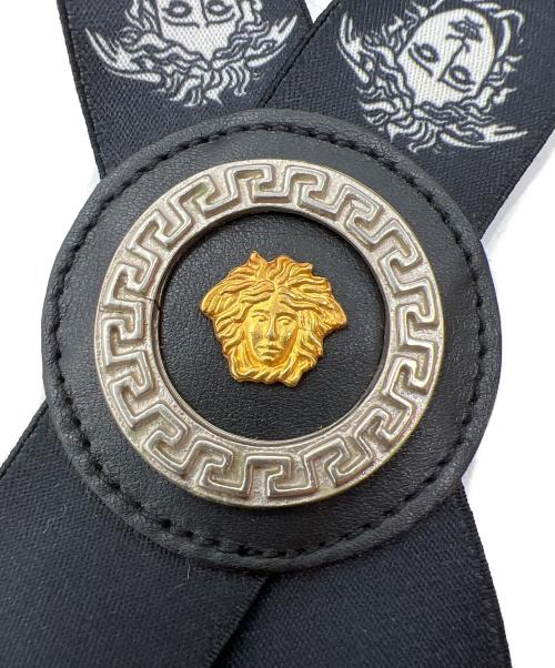VERSACE（ヴェルサーチェ）VERSACE (ヴェルサーチェ) サスペンダー ブラックの古着・服飾アイテム