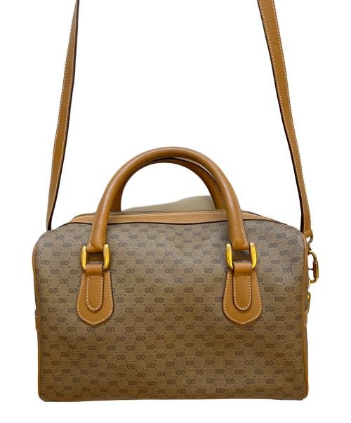 GUCCI（グッチ）GUCCI (グッチ) 2WAYバッグ ライトブラウンの古着・服飾アイテム