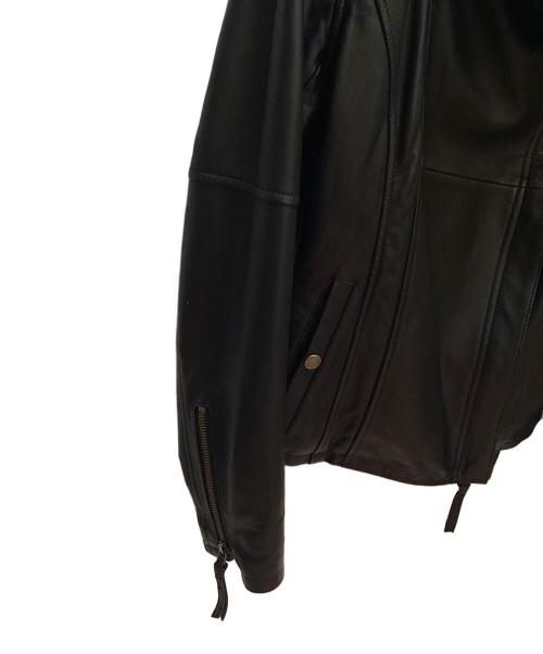 AVIREX（アヴィレックス）AVIREX (アヴィレックス) レザージャケット ブラック サイズ:Mの古着・服飾アイテム