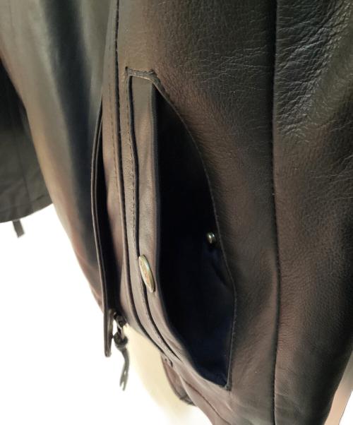 AVIREX（アヴィレックス）AVIREX (アヴィレックス) レザージャケット ブラック サイズ:Mの古着・服飾アイテム