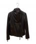AVIREX（アヴィレックス）の古着「レザージャケット」｜ブラック