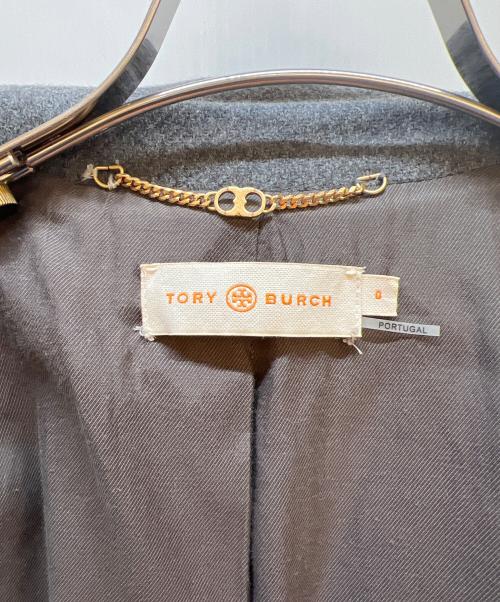 TORY BURCH（トリーバーチ）TORY BURCH (トリーバーチ) チェスターコート グレーの古着・服飾アイテム