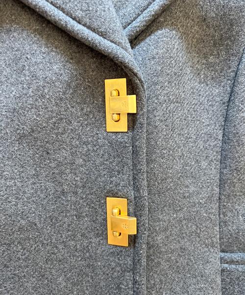 TORY BURCH（トリーバーチ）TORY BURCH (トリーバーチ) チェスターコート グレーの古着・服飾アイテム