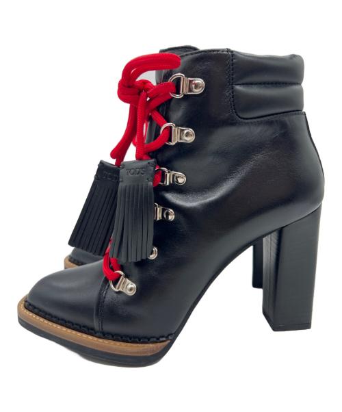 TOD'S（トッズ）TOD'S (トッズ) ヒールブーツ ブラック サイズ:23.5の古着・服飾アイテム